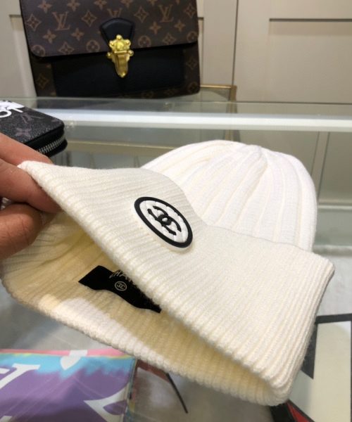 Chanel Beanie In White