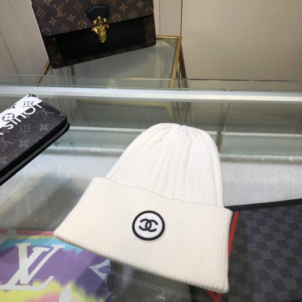 Chanel Beanie In White