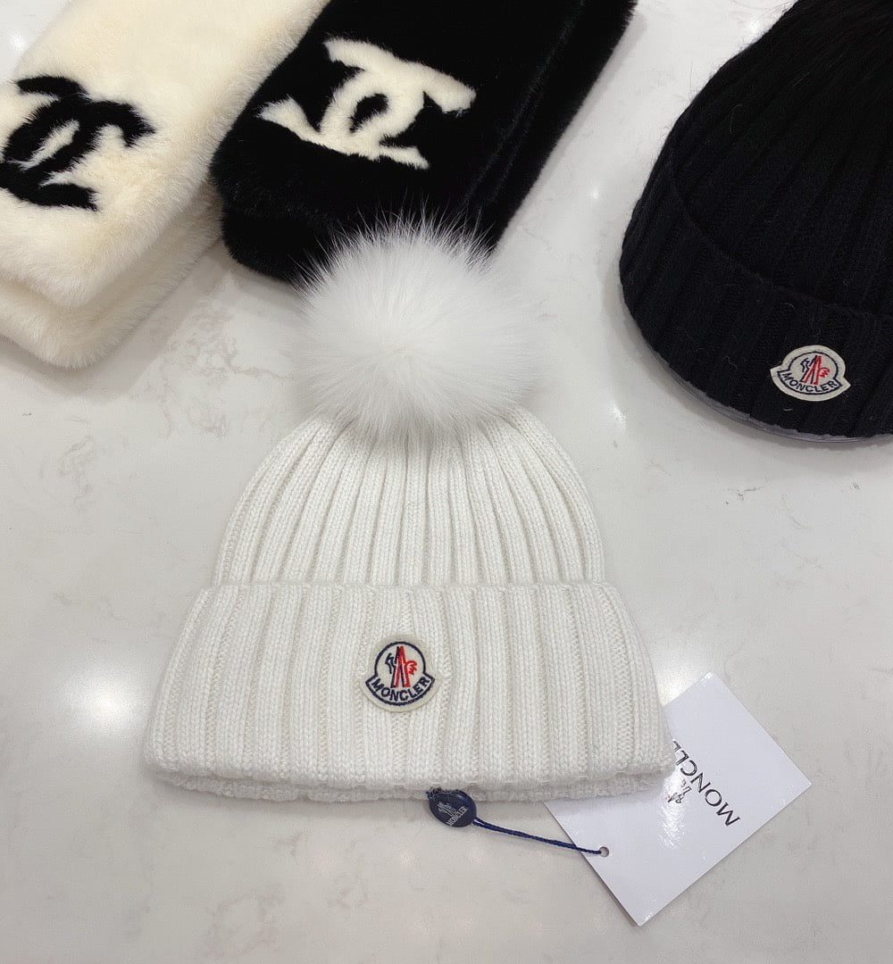Chanel Beanie White