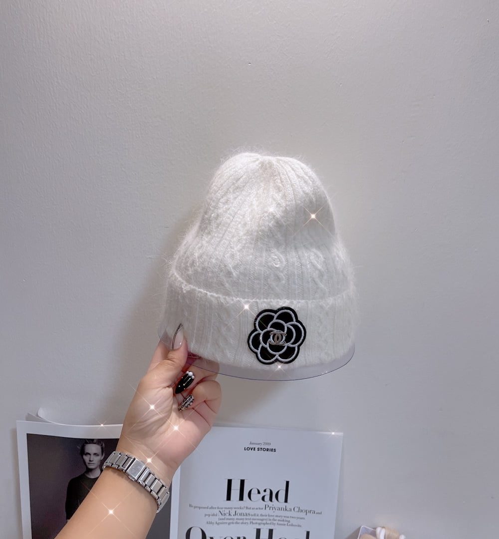 Chanel Beanie White