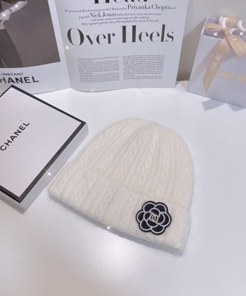 Chanel Beanie White
