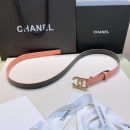 1:1 Replica Chanel Belt With Beaded Buckle Pink Gold-Toned Metal and Strass Women Belt