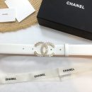 1:1 Replica Chanel Belt With Beaded Buckle White With Gold Toned Hardware Women Belt