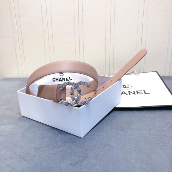 1:1 Replica Chanel Belt With Double C Buckle Beige Women Belt