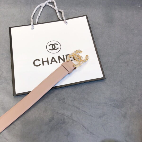 1:1 Replica Chanel Belt With Double C Buckle Beige Women Belt