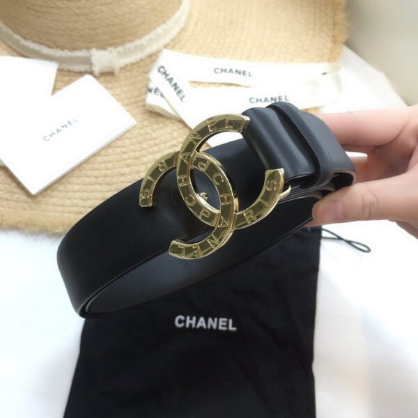 1:1 Replica Chanel Belt With Double C Buckle Black