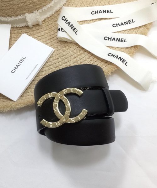 1:1 Replica Chanel Belt With Double C Buckle Black