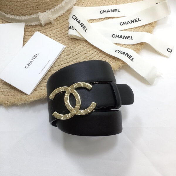 1:1 Replica Chanel Belt With Double C Buckle Black