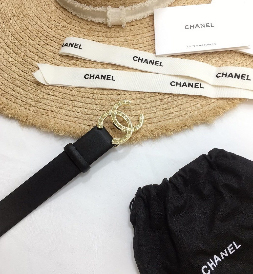 1:1 Replica Chanel Belt With Double C Buckle Black