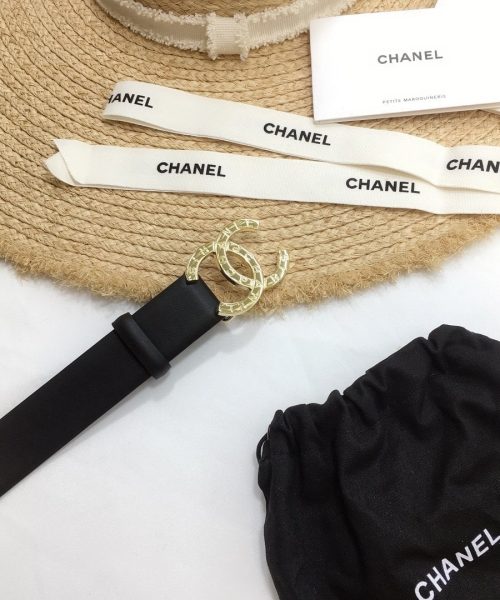 1:1 Replica Chanel Belt With Double C Buckle Black