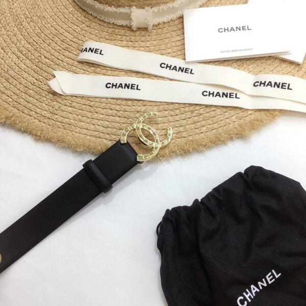 1:1 Replica Chanel Belt With Double C Buckle Black