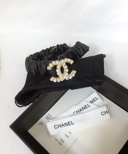 1:1 Replica Chanel Belt With Double C Buckle Black With Gold-Toned Metal and Strass Hardware Women Belt
