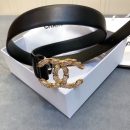 1:1 Replica Chanel Belt With Double C Buckle Black Women Belt