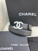 1:1 Replica Chanel Belt With Double C Buckle Black Women Belt