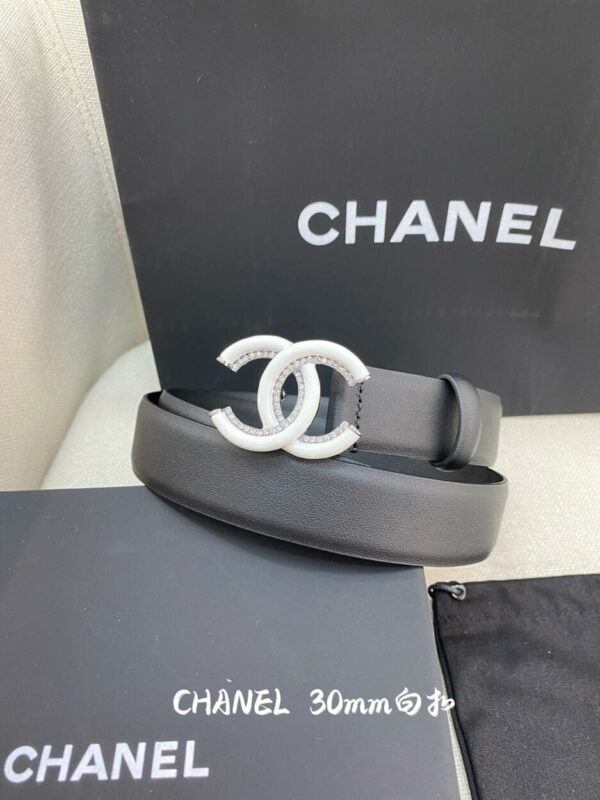 1:1 Replica Chanel Belt With Double C Buckle Black Women Belt