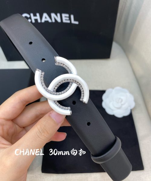 1:1 Replica Chanel Belt With Double C Buckle Black Women Belt