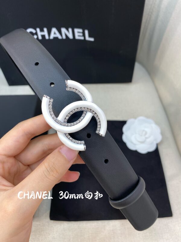 1:1 Replica Chanel Belt With Double C Buckle Black Women Belt