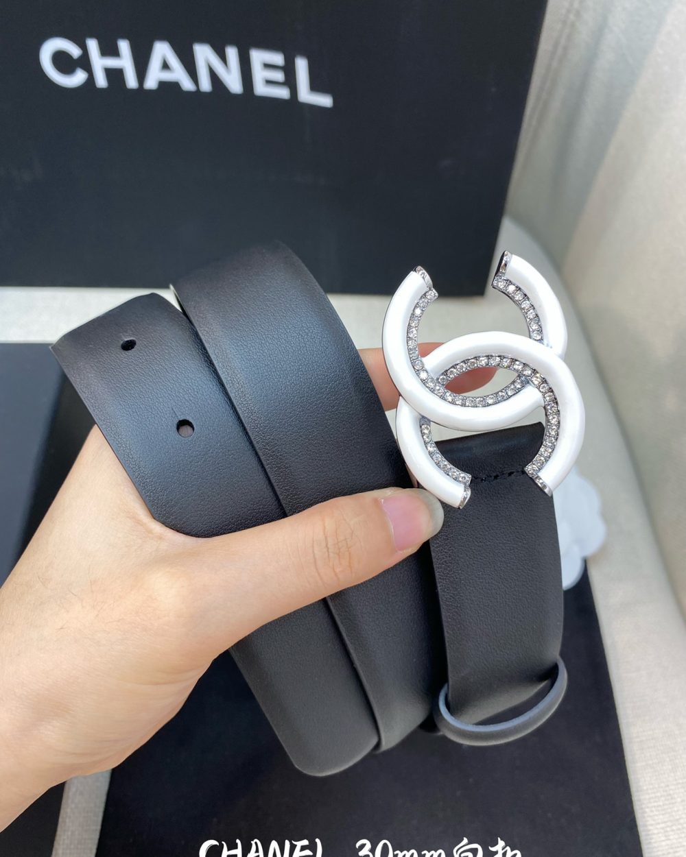 1:1 Replica Chanel Belt With Double C Buckle Black Women Belt
