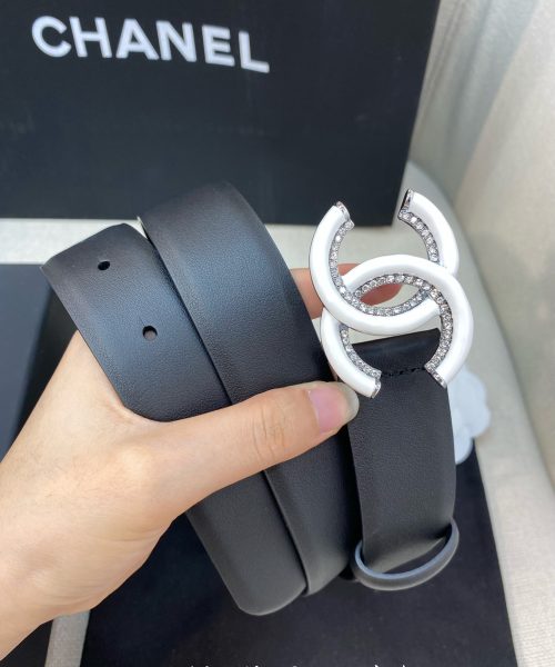 1:1 Replica Chanel Belt With Double C Buckle Black Women Belt