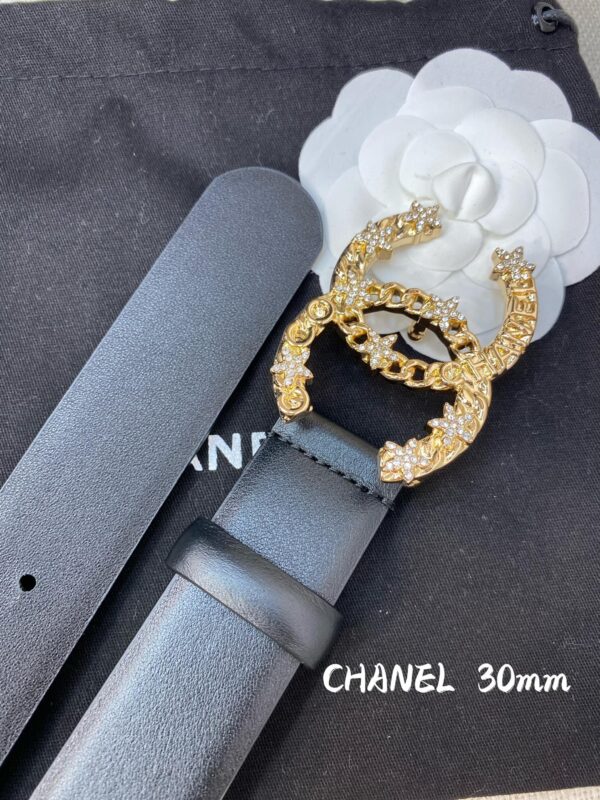 1:1 Replica Chanel Belt With Double C Buckle Black Women Belt
