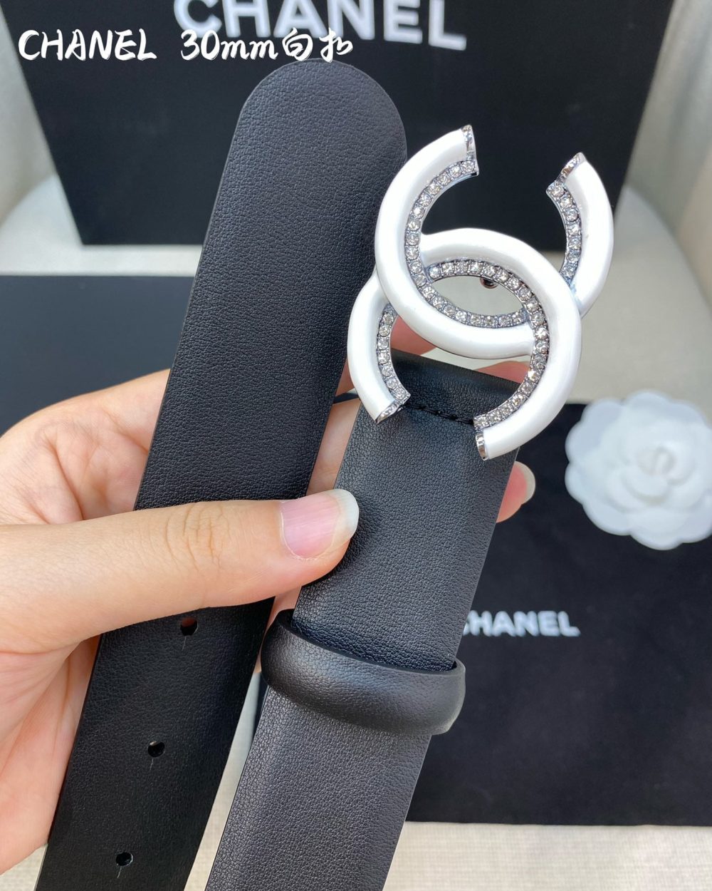 1:1 Replica Chanel Belt With Double C Buckle Black Women Belt