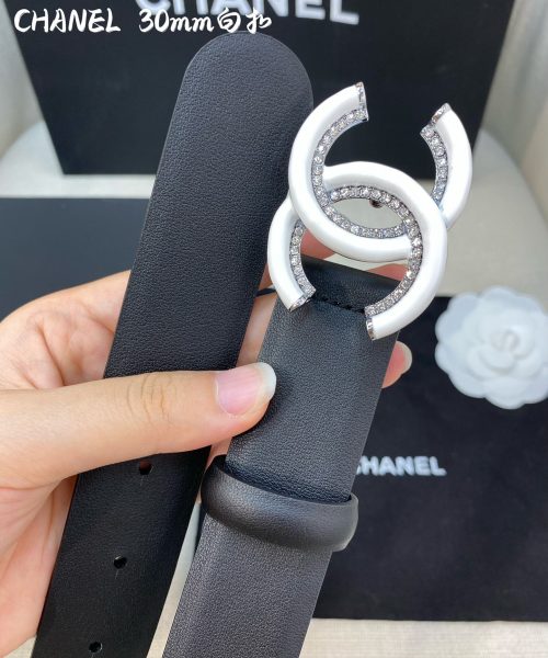 1:1 Replica Chanel Belt With Double C Buckle Black Women Belt