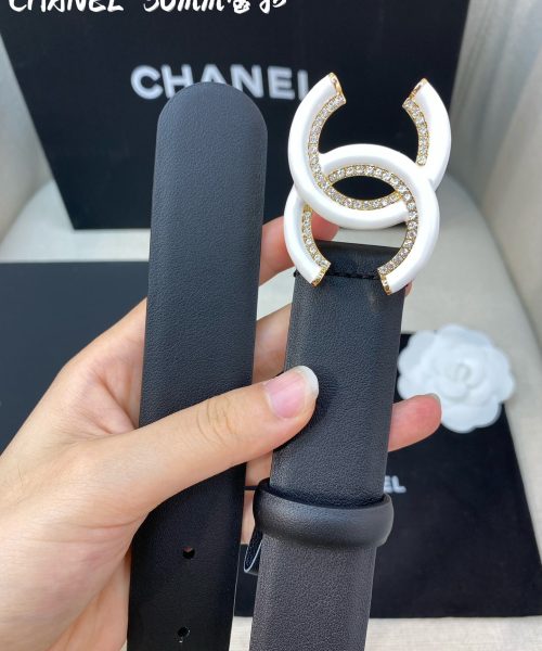1:1 Replica Chanel Belt With Double C Buckle Black Women Belt