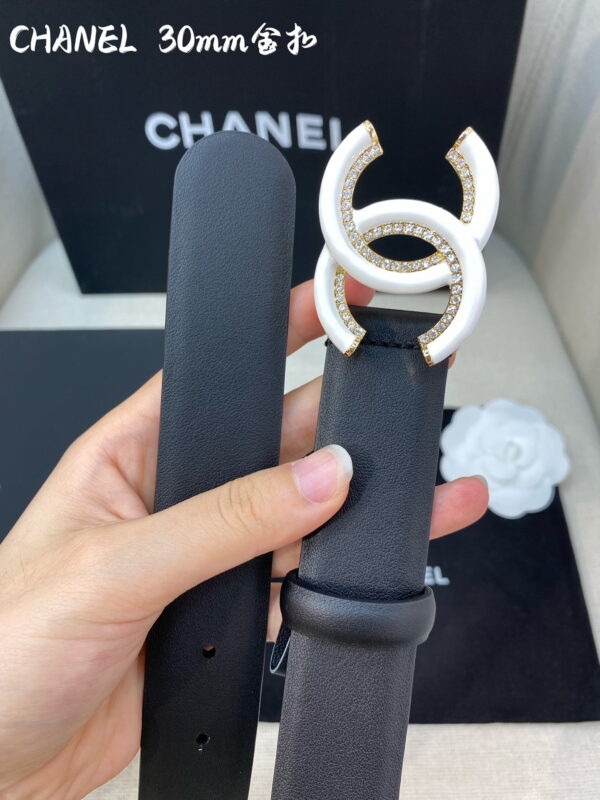 1:1 Replica Chanel Belt With Double C Buckle Black Women Belt
