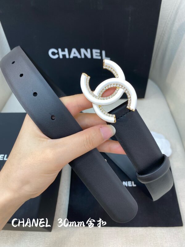 1:1 Replica Chanel Belt With Double C Buckle Black Women Belt