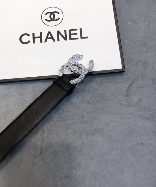 1:1 Replica Chanel Belt With Double C Buckle Black Women Belt