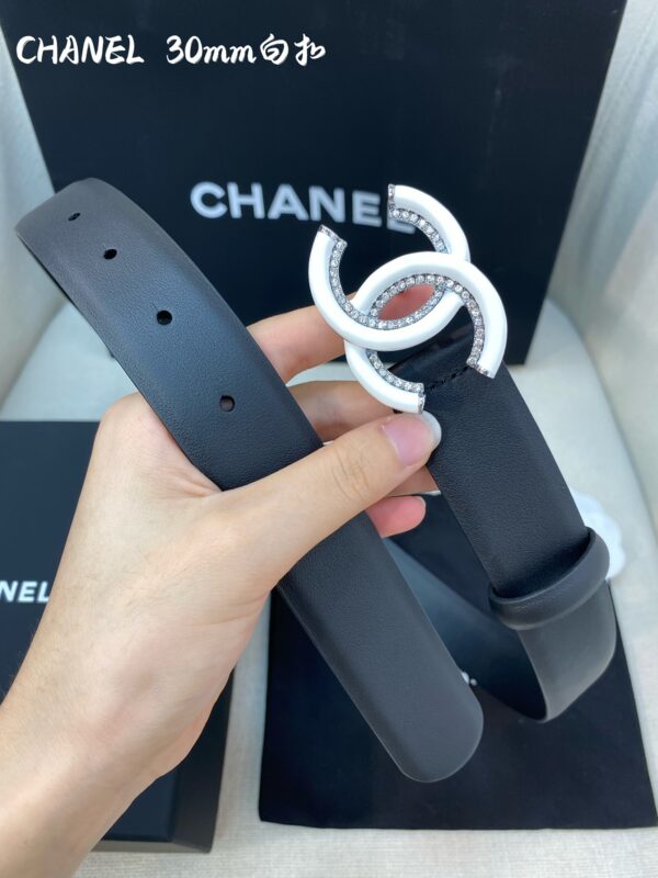 1:1 Replica Chanel Belt With Double C Buckle Black Women Belt
