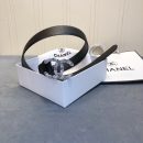 1:1 Replica Chanel Belt With Double C Buckle Black Women Belt