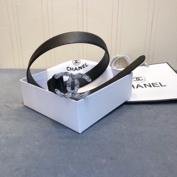 1:1 Replica Chanel Belt With Double C Buckle Black Women Belt