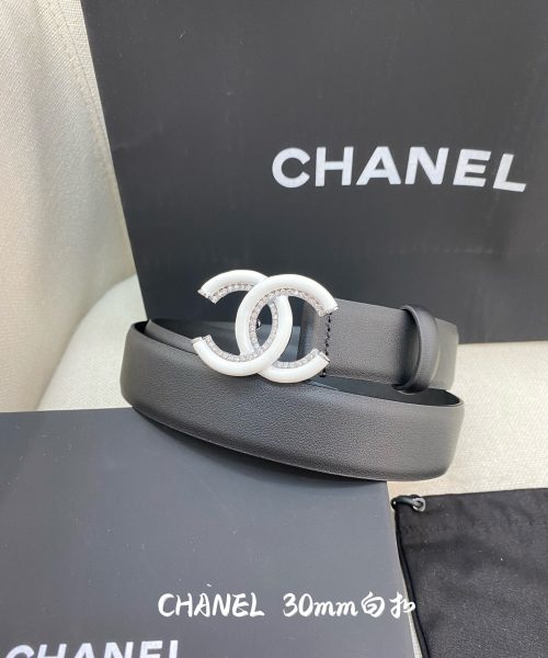 1:1 Replica Chanel Belt With Double C Buckle Black Women Belt
