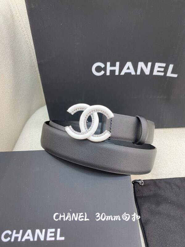 1:1 Replica Chanel Belt With Double C Buckle Black Women Belt