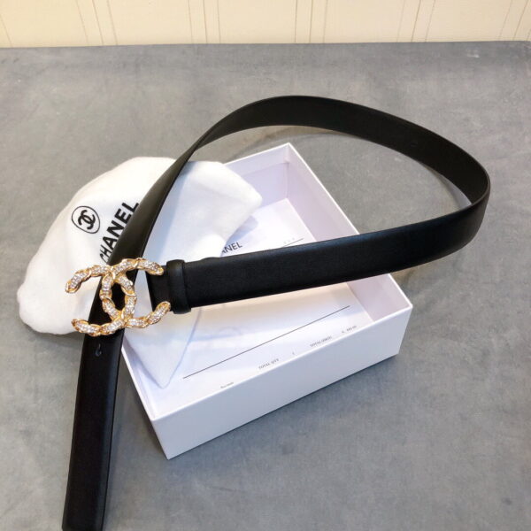 1:1 Replica Chanel Belt With Double C Buckle Black Women Belt