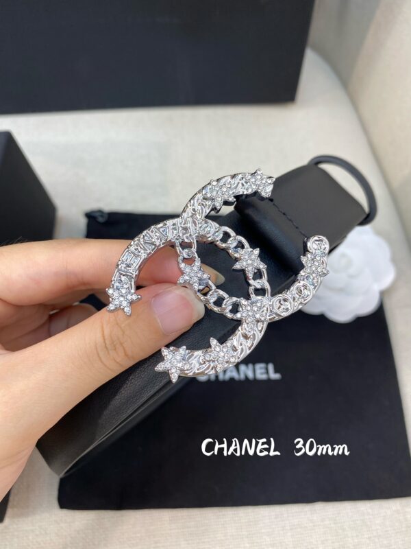 1:1 Replica Chanel Belt With Double C Buckle Black Women Belt