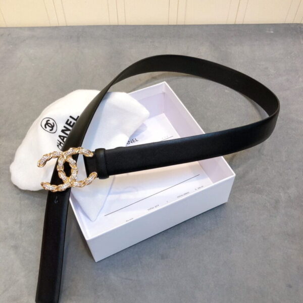 1:1 Replica Chanel Belt With Double C Buckle Black Women Belt