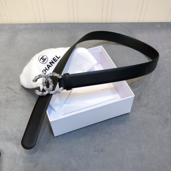 1:1 Replica Chanel Belt With Double C Buckle Black Women Belt
