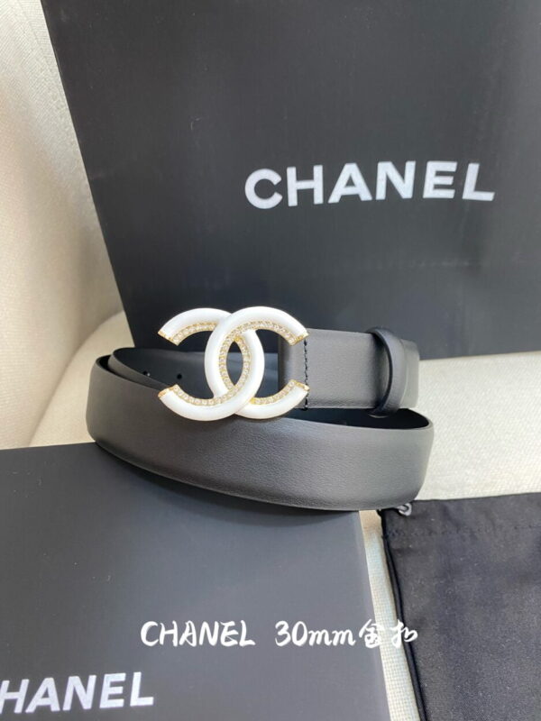 1:1 Replica Chanel Belt With Double C Buckle Black Women Belt