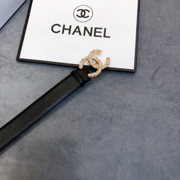 1:1 Replica Chanel Belt With Double C Buckle Black Women Belt