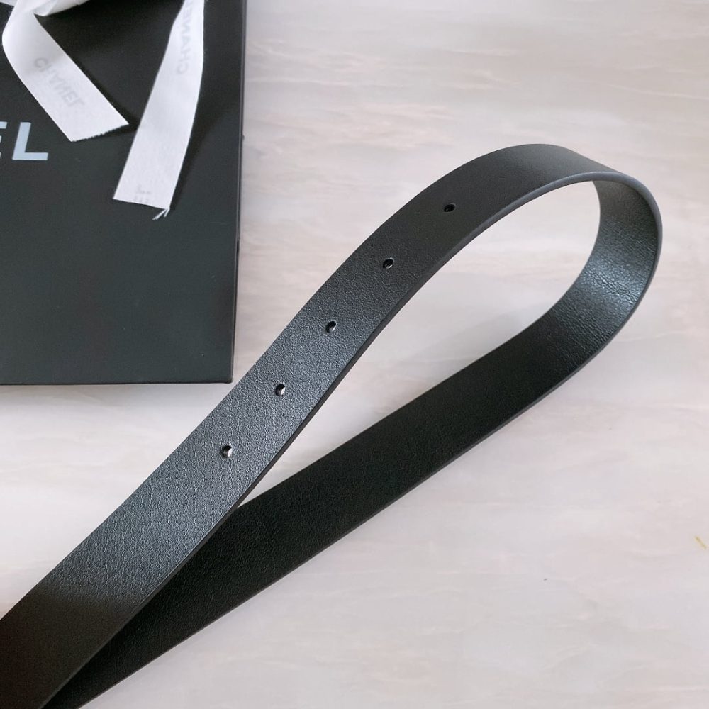 1:1 Replica Chanel Belt With Double C Buckle Black Women Belt - Image 2