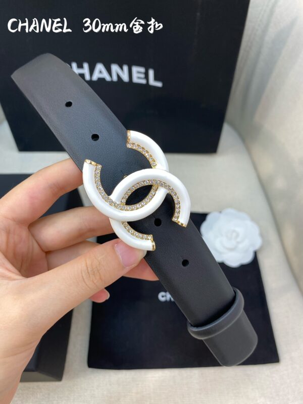 1:1 Replica Chanel Belt With Double C Buckle Black Women Belt