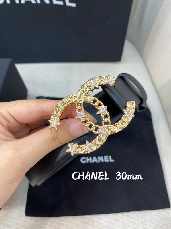 1:1 Replica Chanel Belt With Double C Buckle Black Women Belt