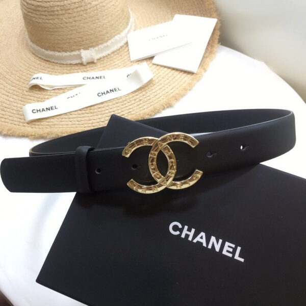 1:1 Replica Chanel Belt With Double C Buckle Black