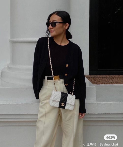 1:1 Replica Chanel Belt With Ribbon Buckle Black Women Belt
