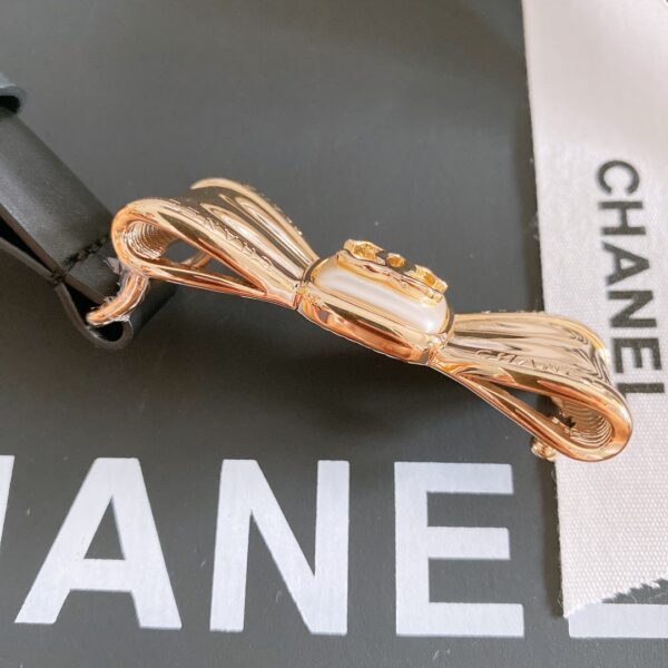 1:1 Replica Chanel Belt With Ribbon Buckle Black Women Belt