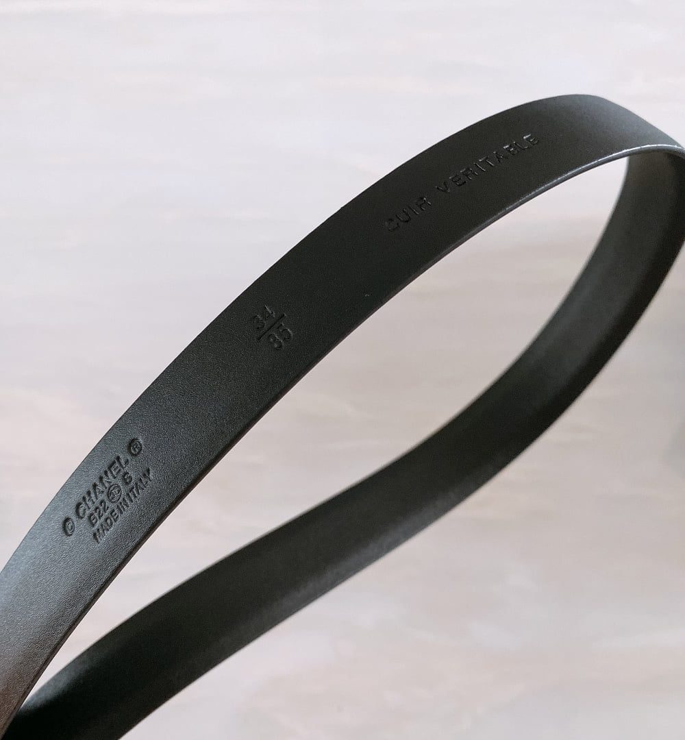 1:1 Replica Chanel Belt With Ribbon Buckle Black Women Belt