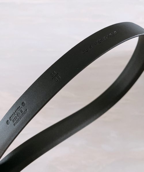 1:1 Replica Chanel Belt With Ribbon Buckle Black Women Belt