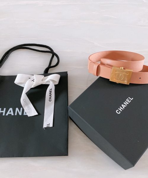 1:1 Replica Chanel Belt With Ribbon Buckle Dust Pink Women Belt